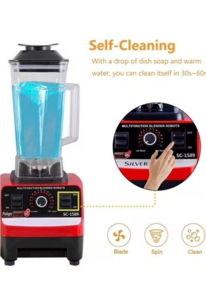 DUSALA - BPA-Free Heavy-Duty Electric Blender Mixer – High-Speed Juicer & Food Processor with Ice Crushing Power, Smoothie Maker & Multi-Function Blander for Shakes, Soups & Frozen Drinks** - Image 1