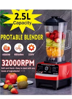 BPA-Free Heavy-Duty Electric Blender Mixer – High-Speed Juicer & Food Processor with Ice Crushing Power, Smoothie Maker & Multi-Function Blander for Shakes, Soups & Frozen Drinks**
