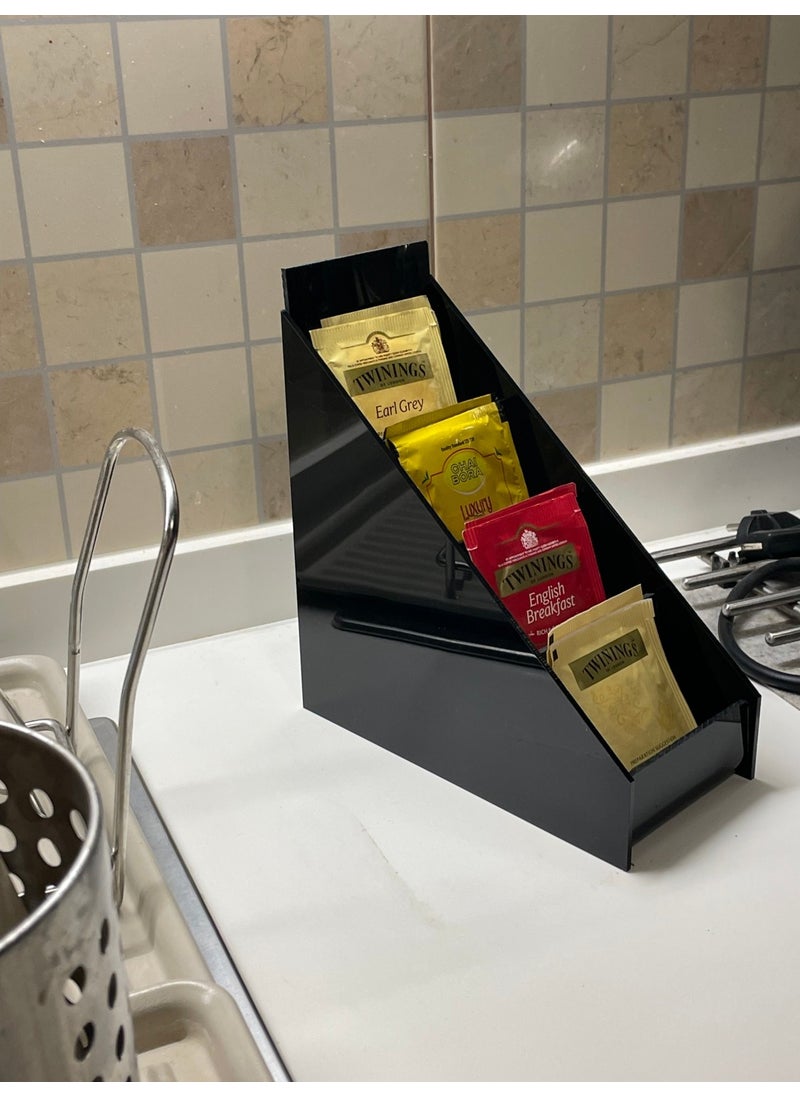 Trend Plexiglass Tea Bag Organizing Stand (Black) - pzsku/Z578EB5C68E56D10B94A4Z/45/_/1730614633/8dd17bef-1573-4779-88aa-5063e63b35c2