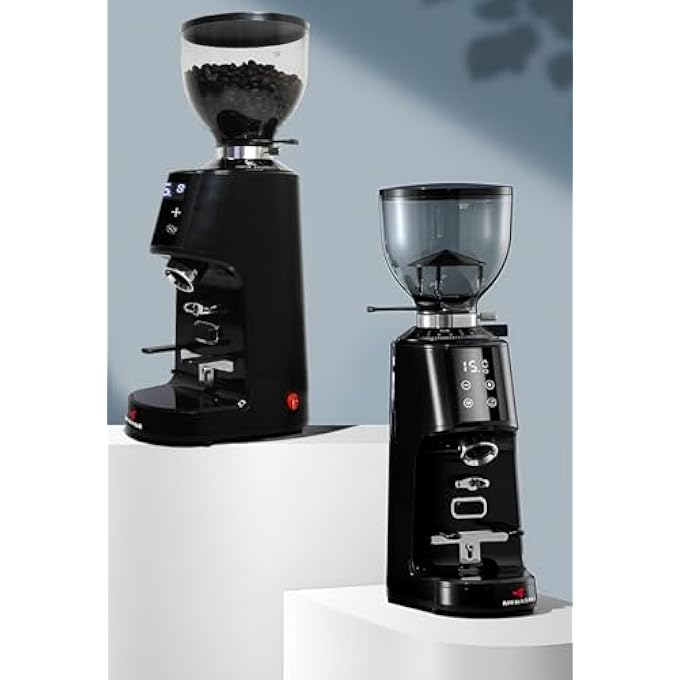 Mebashi Coffee Grinder Digital Touch Screen 350G Capacity 64Mm Stainless Steel Flat Burr 100 Grind Settings Imd Touch Screen MeCg2300180W - Image 4
