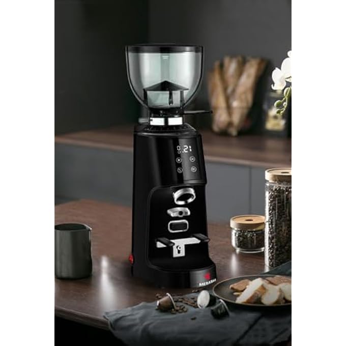 Mebashi Coffee Grinder Digital Touch Screen 350G Capacity 64Mm Stainless Steel Flat Burr 100 Grind Settings Imd Touch Screen MeCg2300180W - Image 5