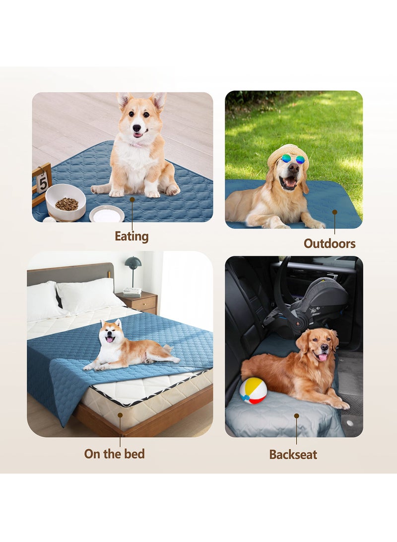 Generic Double-Sided Waterproof Dog Bed Cover Pet Blanket Sofa Couch Furniture Protector for Kids Children Dog Cat, Reversible (68x82 Inch (Pack of 1), Dark Grey/Light Grey) - Image 3