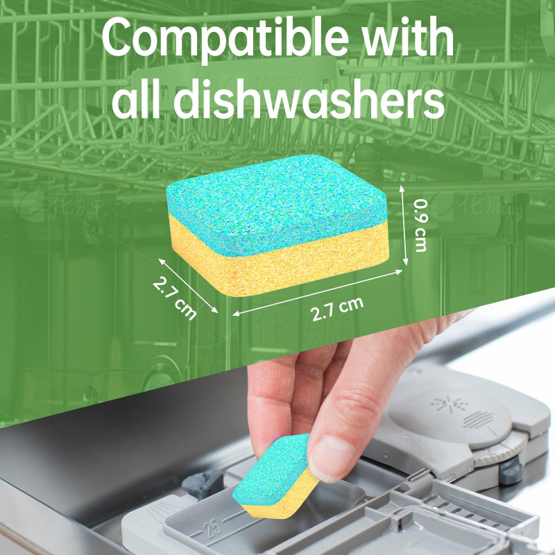 Y-Kelin Dishwasher Cleaner and Deodorizer Tablets 24 Pack - 1 Year Supply Deeply Removes Dirt With Odor Eliminating, Dishwasher Cleaner Tablets Naturally Removes Scale Andblockage From Pipes - Image 3