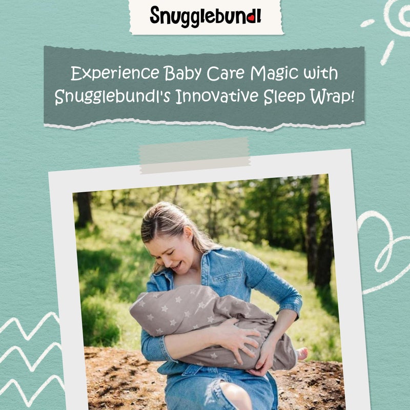 Snugglebundl سنجل بندل - التحرك دون إيقاظ | بطانية مقعد السيارة | أفضل نظام سفر للأطفال | قطن عضوي للأطفال ستارلايت | يقلل من الوقت الذي يقضيه حديثو الولادة في مقاعد السيارة لـ | عملية قيصرية اختيارية - Image 2