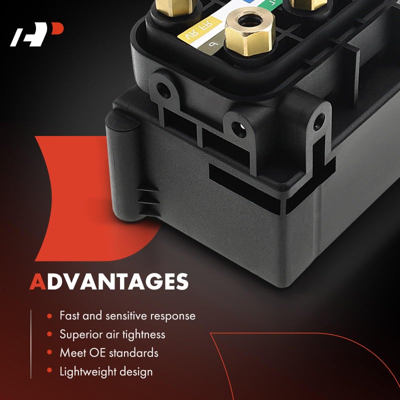 A-Premium Air Suspension Solenoid Valve Block Compatible with Mercedes-Benz CL550 2009-2014 CLS400 CLS550 E350 E400 E500 GL320 GL350 GL450 ML250 ML320 ML350 ML400, Replace# 2123200358 - Image 4