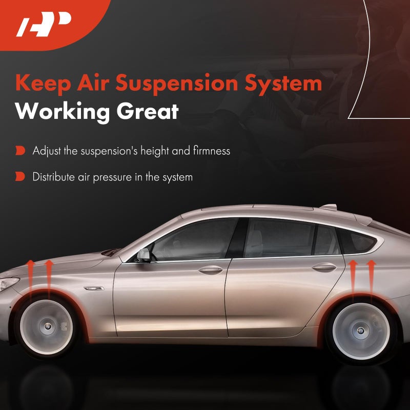 A-Premium Air Suspension Solenoid Valve Block Compatible with Mercedes-Benz CL550 2009-2014 CLS400 CLS550 E350 E400 E500 GL320 GL350 GL450 ML250 ML320 ML350 ML400, Replace# 2123200358 - Image 2