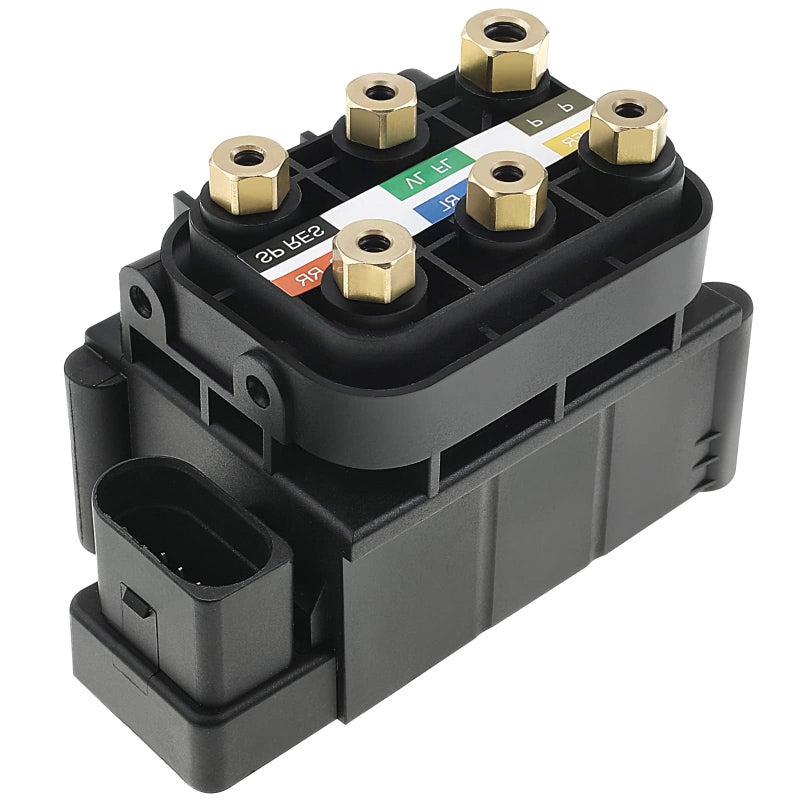 A-Premium Air Suspension Solenoid Valve Block Compatible with Mercedes-Benz CL550 2009-2014 CLS400 CLS550 E350 E400 E500 GL320 GL350 GL450 ML250 ML320 ML350 ML400, Replace# 2123200358 - Image 1