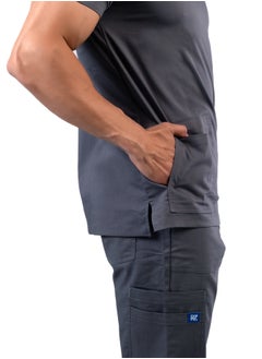 RZ Scrub Comfortable Lycra fabric with many pockets is meticulously crafted to retain its color without fading with repeated washing  - Image 2