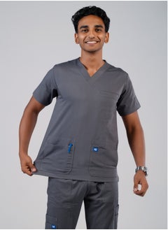 RZ Scrub Comfortable Lycra fabric with many pockets is meticulously crafted to retain its color without fading with repeated washing  - Image 3