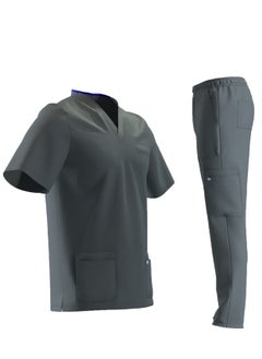 RZ Scrub Comfortable Lycra fabric with many pockets is meticulously crafted to retain its color without fading with repeated washing  - Image 4