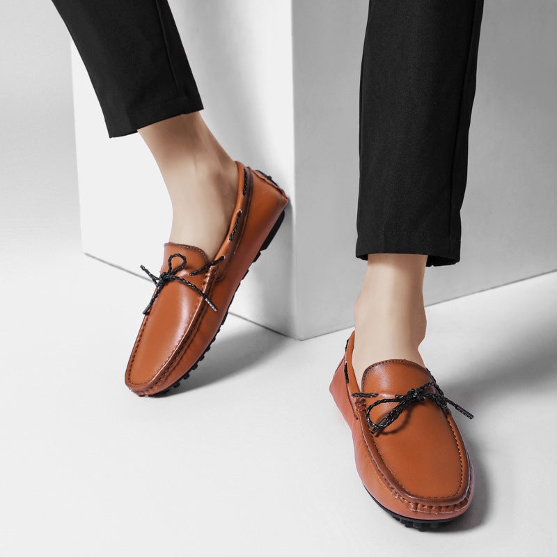 Plus Size 2022 Spring New Men'S Shoes Fashion Casual Shoes Trendy Loafers Slip-On Driving Shoes Loafers - Image 3