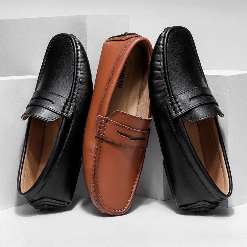 Plus Size 2022 Spring New Men'S Shoes Fashion Casual Shoes Trendy Loafers Slip-On Driving Shoes Loafers - Image 4