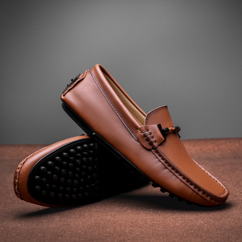 Plus Size 2022 Spring New Men'S Shoes Fashion Casual Shoes Trendy Loafers Slip-On Driving Shoes Loafers - Image 5