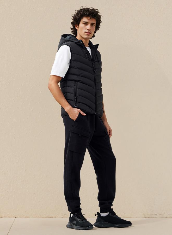 Kappa Men Sleeveless Hooded Puffer Gilet - Image 2