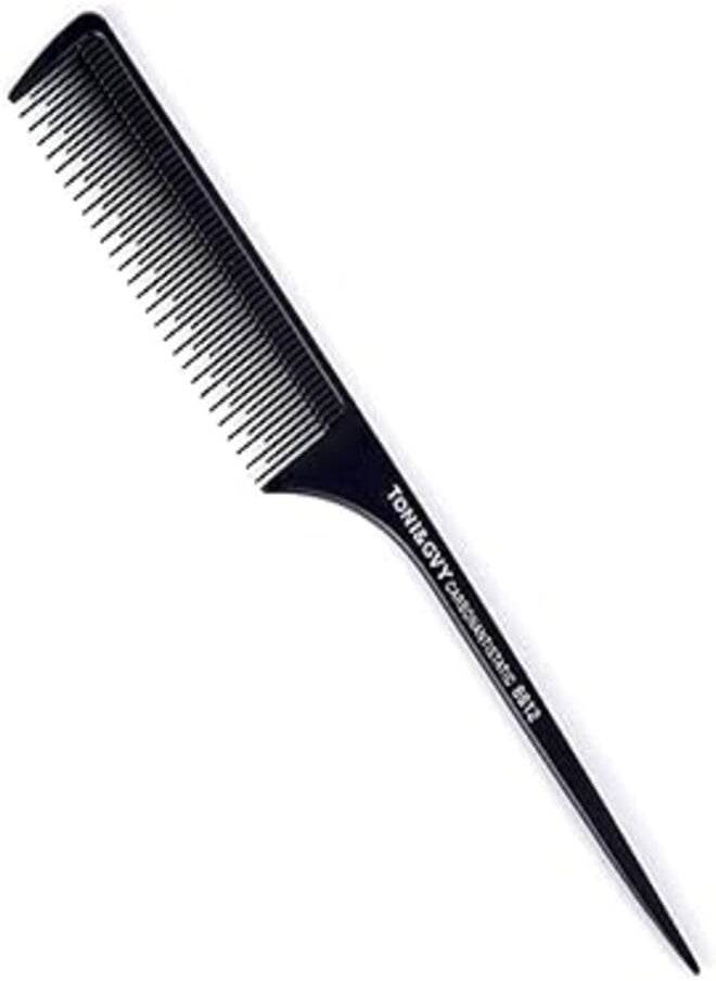 Generic - TONI & guy Static Hairdressing Fiber Comb Tapered Steel Comb Thicken Heat Resistant Hair Comb - Image 1