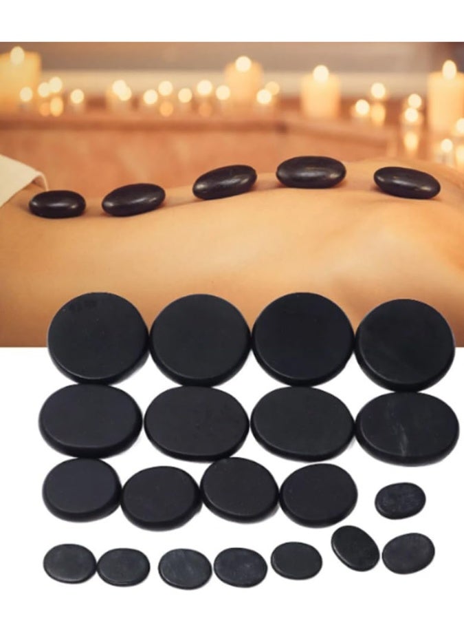 LA PERLA TECH  Hot Stone Massage Set, 18 Pieces with Warmer, Professional or Home Spa Relaxing, Stainless - Image 2