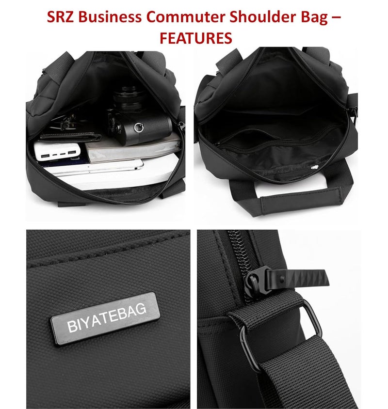 SAMRUKZONE SRZ Business Commuter Shoulder Bag Office Bag, Waterproof Sling Bag, Korean Messenger Bag - Image 3