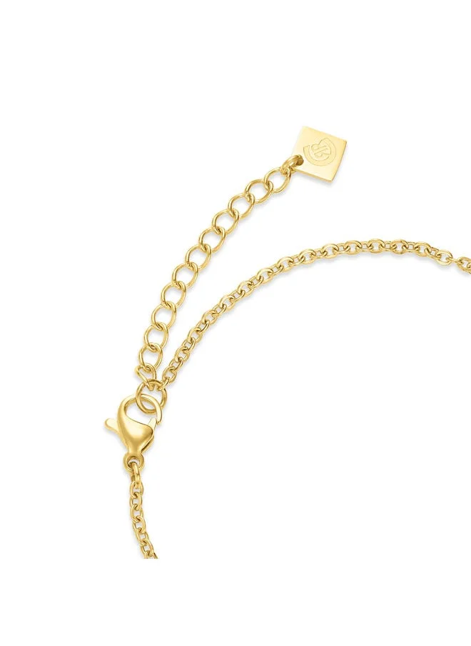 CERRUTI 1881 Gabriella Gold Plated Bracelet for Women with Crystals Charms