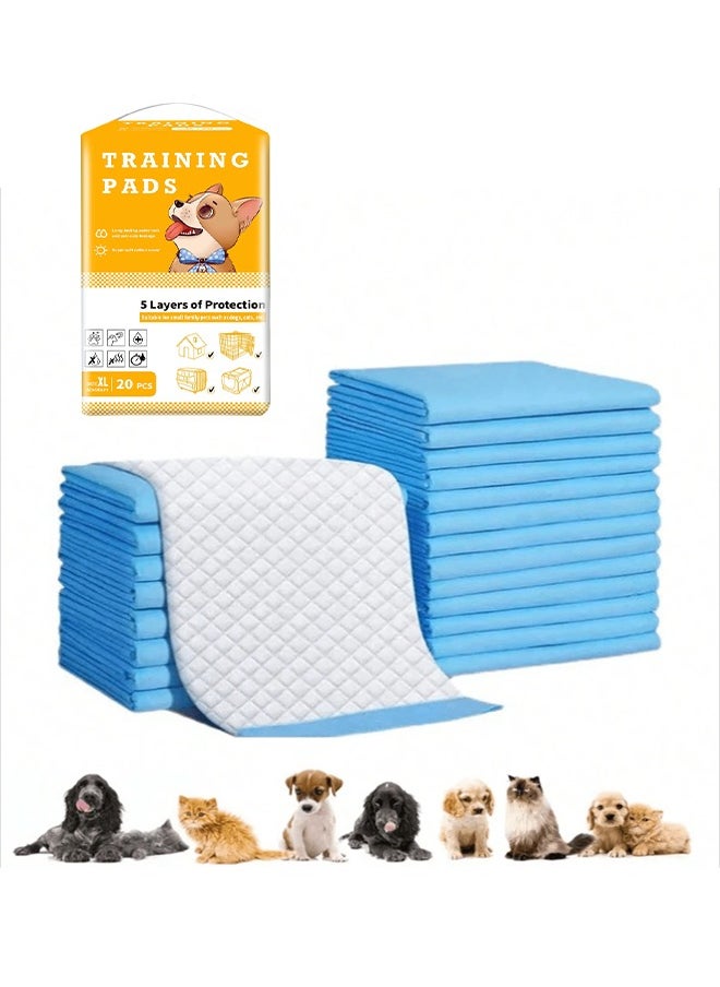 Occuwzz - Puppy Pads Pee Pads For Dogs Ultra Absorbent Potty Pads For Dogs Training Pads For Dogs(XL 60*90/20 pieces) - Image 1