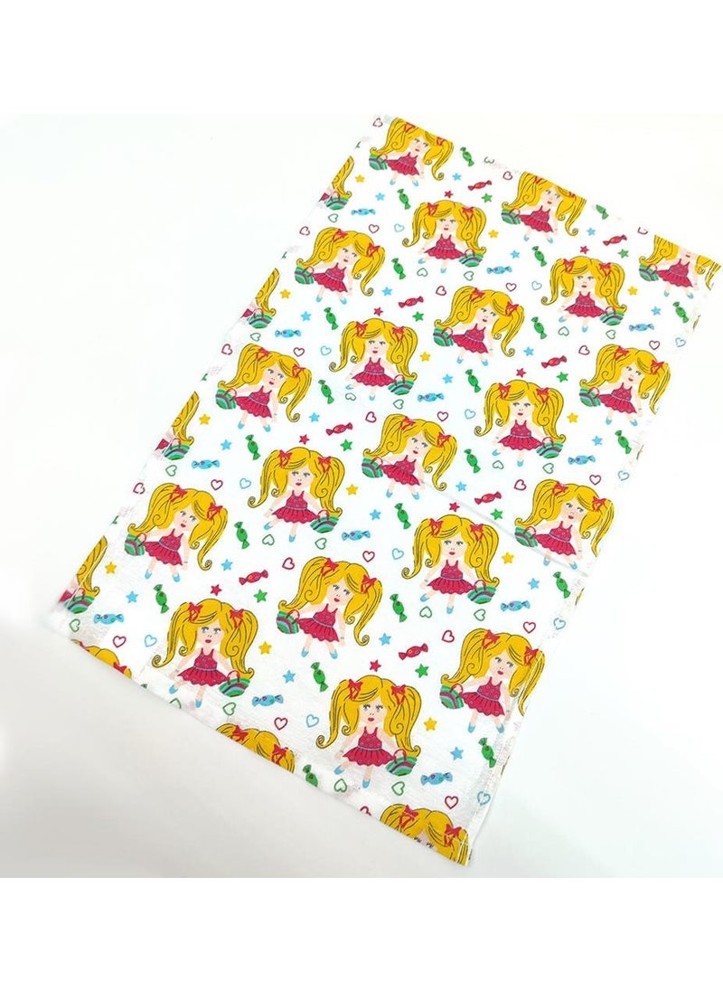 Kelebek Oyuncak Blonde Haired Girl Patterned Nutrition Cover  - Image 1