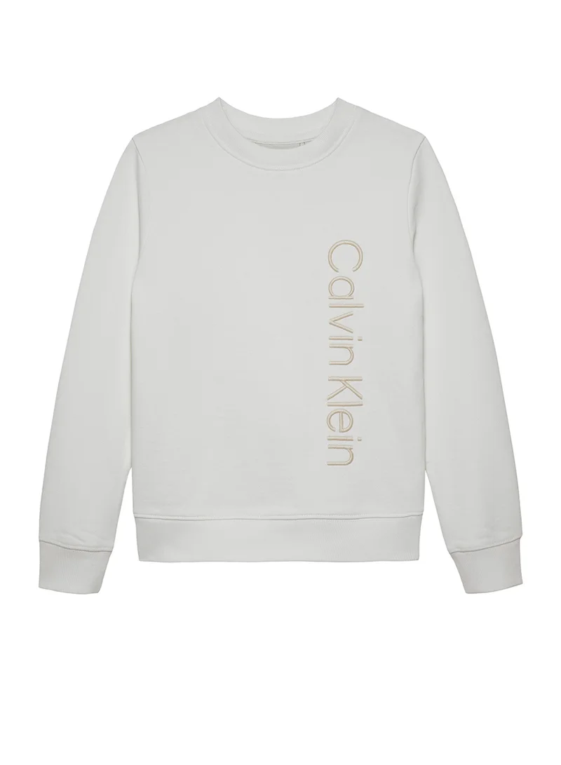 Calvin Klein Jeans Youth Graphic Crew Neck Sweatshirt