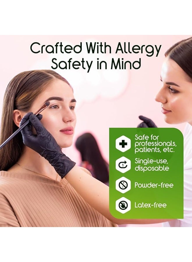 Heavy Duty Nitrile Disposable Gloves - Extra Strong Protection for Medical, Food Handling, & Cleaning - Durable Gloves for Daily Use - Image 3