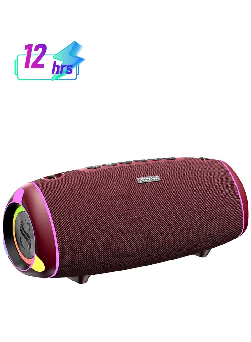 Sounarc R2 60W Extreme Bass Portable Speaker with Bluetooth 5.3, IPX6 Waterproof & Stereo Pairing - Image 1