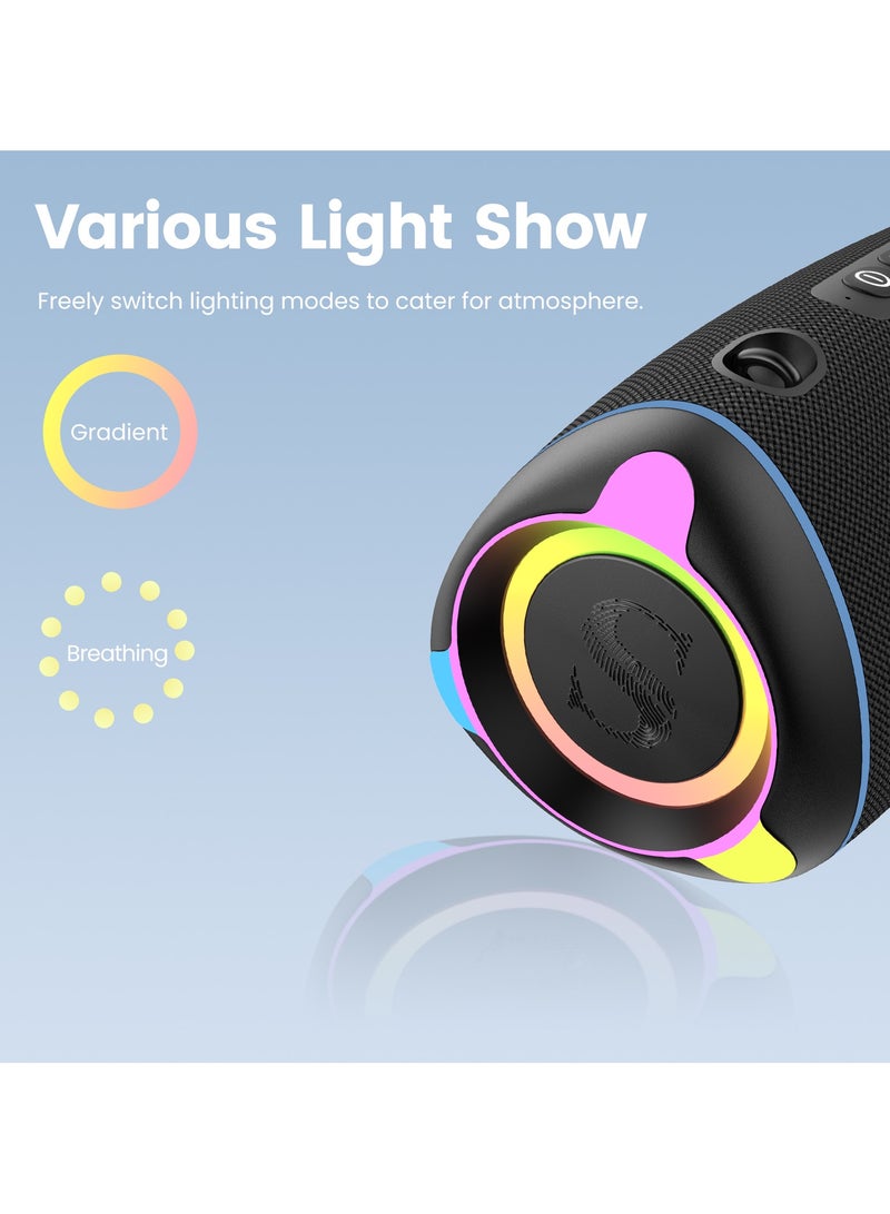 Sounarc R2 60W Extreme Bass Portable Speaker with Bluetooth 5.3, IPX6 Waterproof & Stereo Pairing - Image 2