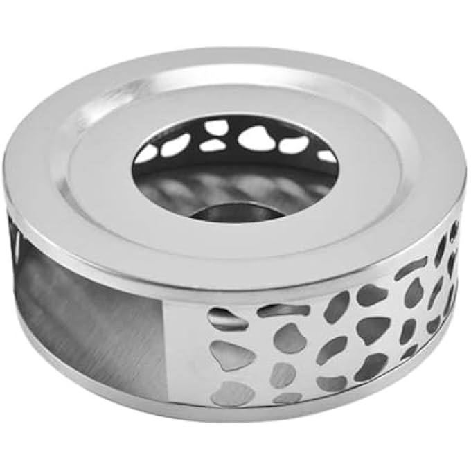 كيلا قاعدة تسخين إبريق الشاي من الفولاذ المقاوم للصدأ، مقاومة للحرارة لتسخين مشروبات الشاي، المكتب، المنزل، سخانات أباريق الشاي، سخانات القهوة، سخانات الحليب لأباريق الشاي الزجاجية - Image 2