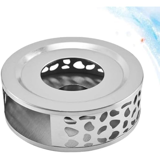 كيلا قاعدة تسخين إبريق الشاي من الفولاذ المقاوم للصدأ، مقاومة للحرارة لتسخين مشروبات الشاي، المكتب، المنزل، سخانات أباريق الشاي، سخانات القهوة، سخانات الحليب لأباريق الشاي الزجاجية - Image 3