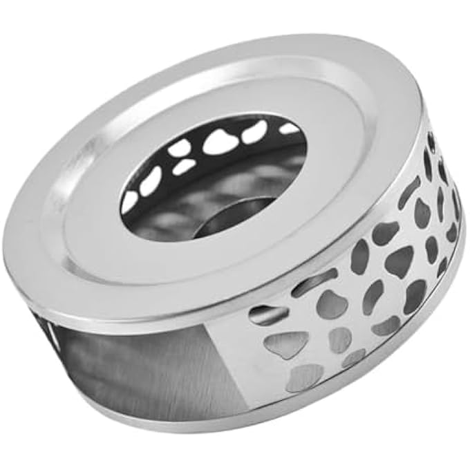 كيلا قاعدة تسخين إبريق الشاي من الفولاذ المقاوم للصدأ، مقاومة للحرارة لتسخين مشروبات الشاي، المكتب، المنزل، سخانات أباريق الشاي، سخانات القهوة، سخانات الحليب لأباريق الشاي الزجاجية - Image 5