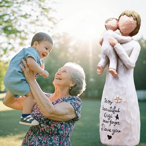 AcowSpt Gigi Gifts for Grandma Gifts for Gigi Grandma Gift Sculpted HandPainted Figurine - Image 3