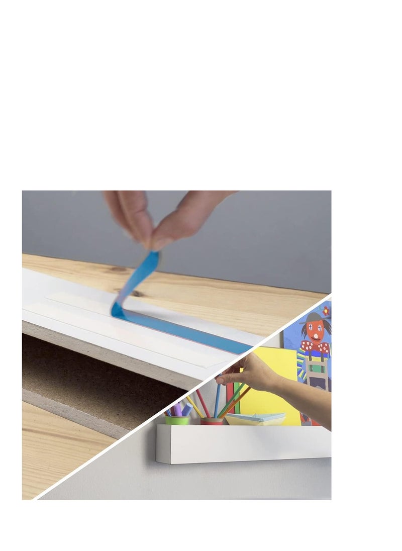 Pattex Pattex No More Nails Mounting Tape | All Purpose Double-Sided Foam Tape | Compatible with Mirror, Metal, Wood, Bricks, Stone, Tiles & More | Capacity: Upto 80kg/ Roll | 19mm x 1.5m Roll (Pack of 3)  - Image 4