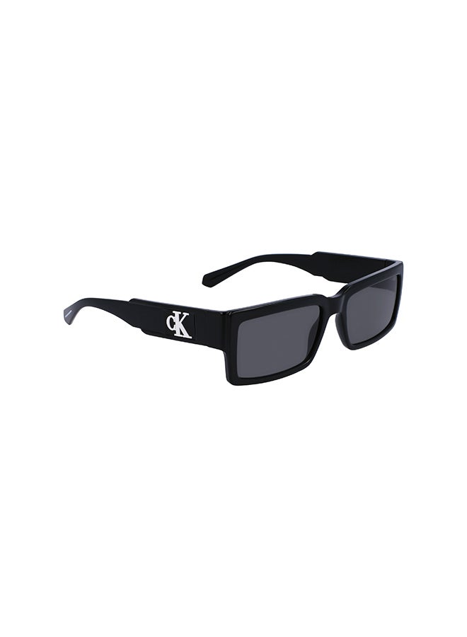 Calvin Klein Jeans Men's Rectangular Sunglasses - CKJ23623S-001-5718 - Lens Size: 57 Mm - Image 1