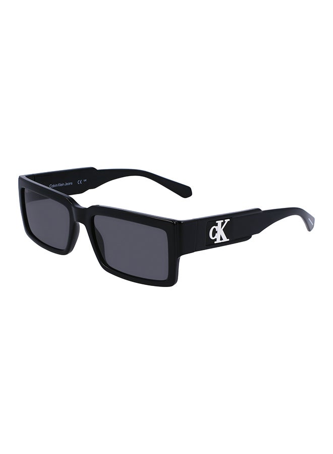 Calvin Klein Jeans Men's Rectangular Sunglasses - CKJ23623S-001-5718 - Lens Size: 57 Mm - Image 2