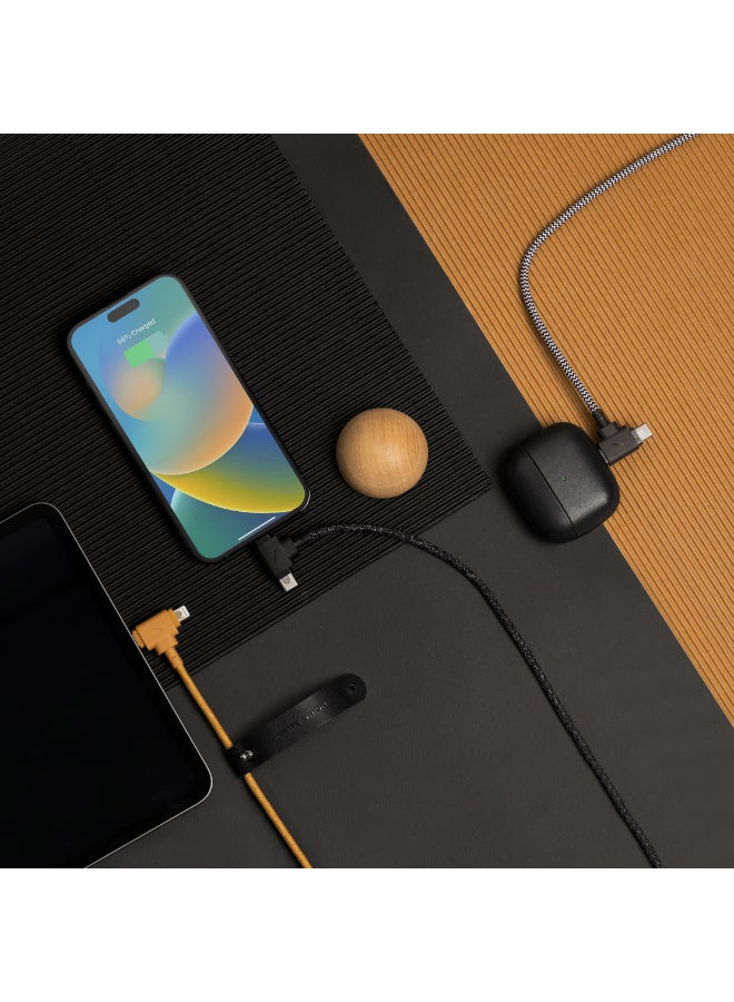 ناتيف يونيون كابل حزام 1.5 متر ثنائي USB-C إلى C + لايتنينغ - Image 4