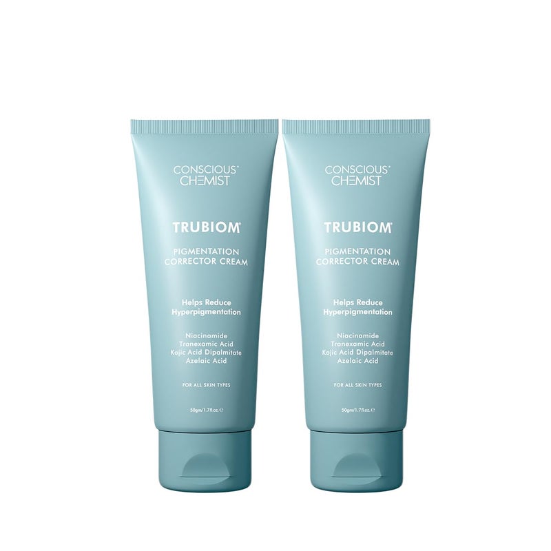 Conscious Chemist Kojic Acid Face Cream 50g Azelaic Acid Cream Face Cream for Men Women Niacinamide Tranexamic Acid Antipigmentation Cream Reduce DarkSpot All Skin Type Trubiom Pack 2 - Image 1
