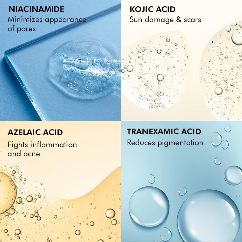 Conscious Chemist Kojic Acid Face Cream 50g Azelaic Acid Cream Face Cream for Men Women Niacinamide Tranexamic Acid Antipigmentation Cream Reduce DarkSpot All Skin Type Trubiom Pack 2 - Image 3