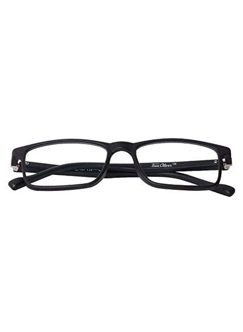 Tom Oliver JUNIOR Blue Light Blocking Computer Screen Glasses - Anti Harmful Blue Light, UV, Glare | Protection Eyewear for Children from Digital Screen Time & Home schooling for Boy's & Girl's Age 5 - 12 (Rectangle, Black) - Image 5