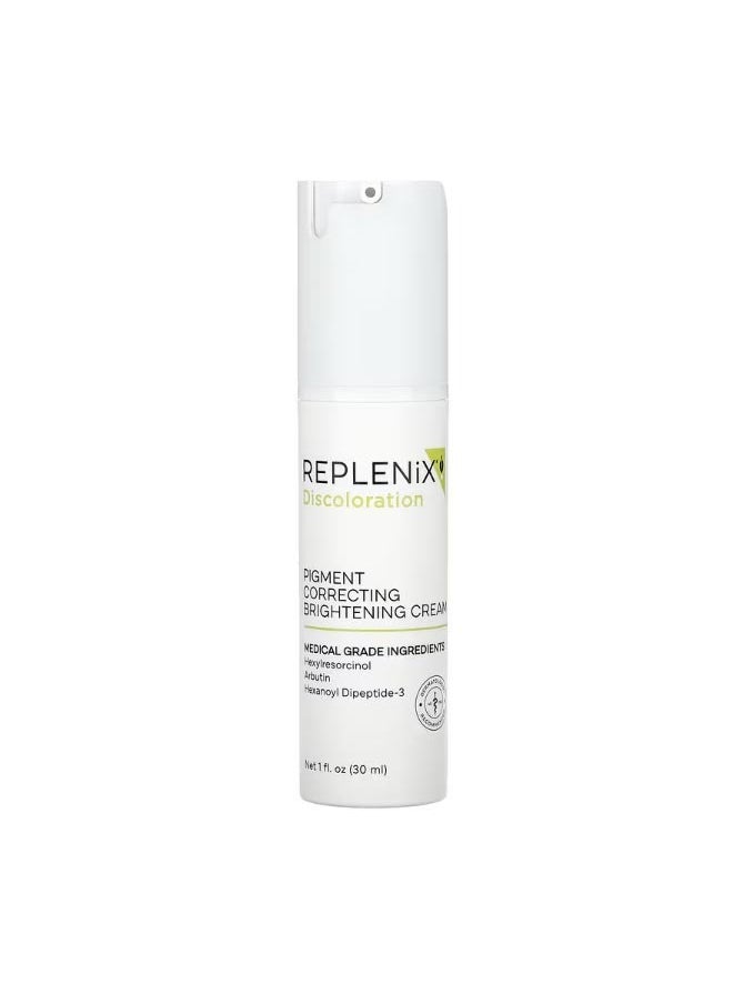 Replenix Discoloration Pigment Correcting Brightening Cream 1 fl oz 30 ml  - Image 1