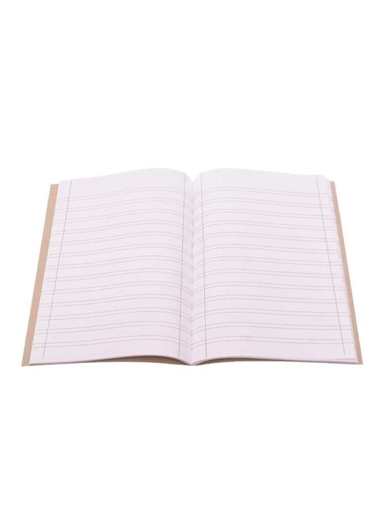 El Maayergy - Double Lined A5 English Notebook, 100 Sheets, 58 Grams, 22.5*16 CM, Suitable For Any Setting, From Office To School - Red - Image 1