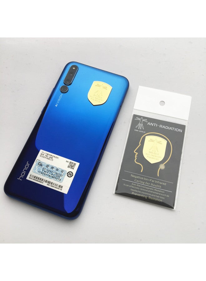 [Spot] Shield-shaped Anti-radiation Mobile Phone Patch Shield-shaped Double Negative Ion Energy Battery Radiation Engraving Patch-Color:Round Chinese Dream - Image 5