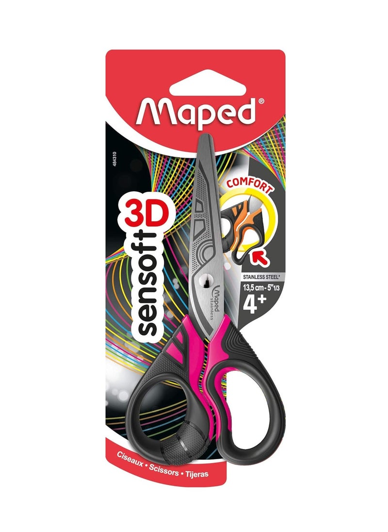 Maped 1-Piece Sensoft Scissors Multicolour (Color May Vary)  - Image 2