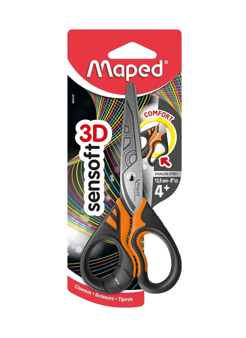 Maped 1-Piece Sensoft Scissors Multicolour (Color May Vary)  - Image 4