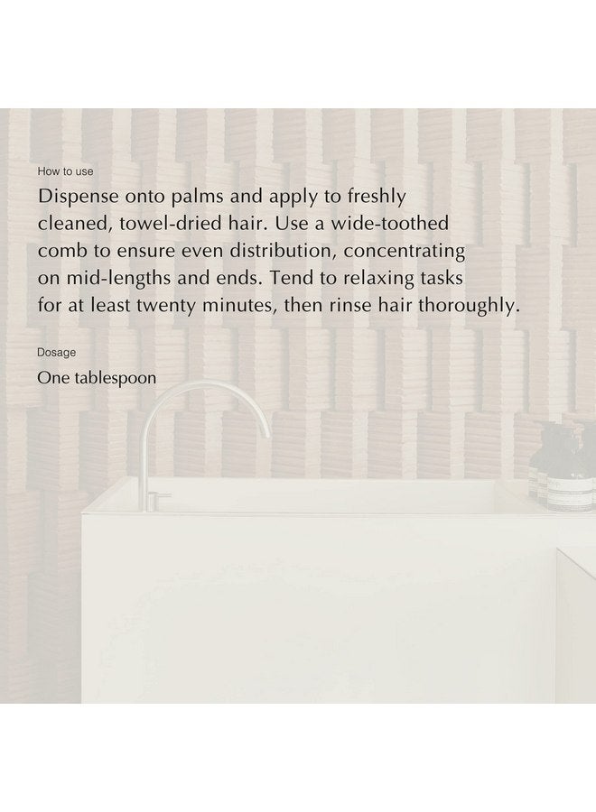 أيسوب قناع ترطيب الشعر وفروة الرأس بالورد من إيسوب | 500 مل/17.64 أونصة قناع للشعر الجاف والتالف | قناع للشعر لجميع أنواع البشرة | منتجات للعناية بالشعر خالية من البارابين وخالية من القسوة ونباتية - Image 4