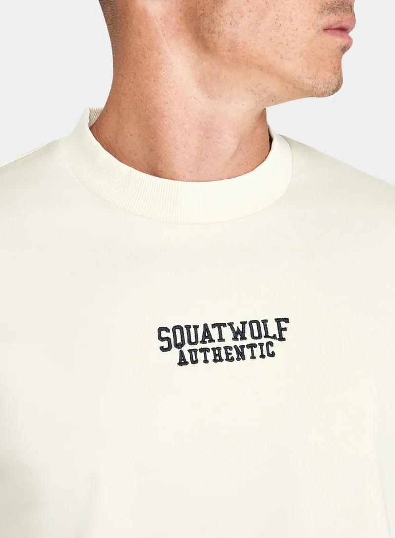 SQUATWOLF Golden Era Authentic Oversized Tee