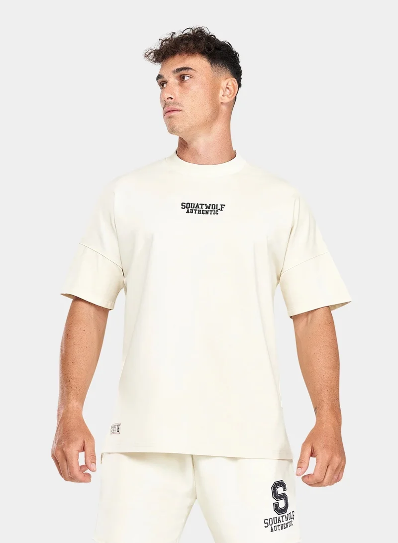 SQUATWOLF Golden Era Authentic Oversized Tee