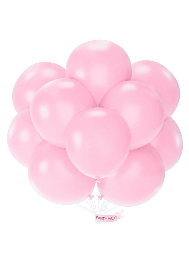 PartyWoo Light Pink Large Balloons 20 pcs 18 Inch Big Jumbo Giant Pastel Baby Pale Pink Helium Balloons for Baby Shower Gender Reveal Valentine's Day Princess Birthday Party Decorations Pink-Q05 - Image 1