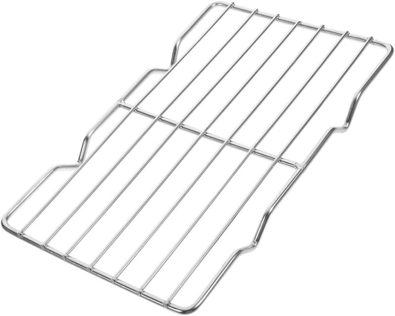 Stainless Steel Bread Cooling Rack and Bbq Grilling Rack Heavy Duty Design for Even Cooking and Oil Dripping for Baking Roasting and Grilling Seafood Meat and Vegetables - Image 1
