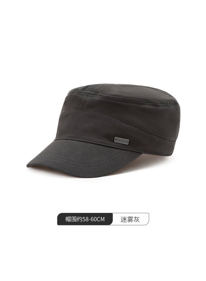 Fancet Men's Summer Korean Style Casual Large Size Military Cap Cotton Breathable Sun Protection Baseball Cap Outdoor Sunshade Duckbill Hat - Image 3